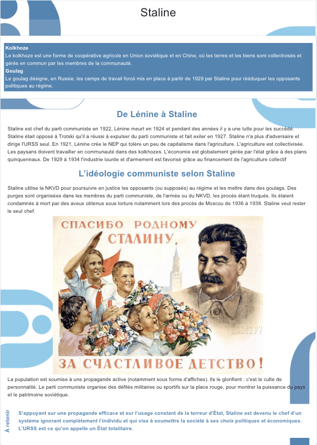fiche de révision - partielo